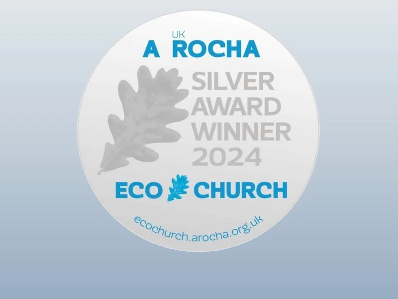 We are a Silver award Eco Church